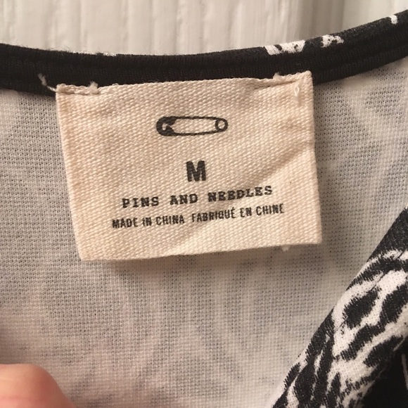 UO Ink Pattern Mini Dress - Picture 5 of 5